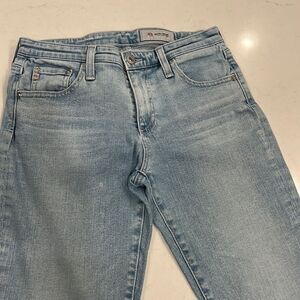 Adriano Goldschmied The Prima Crop Light Wash Skinny Crop Jeans Size 27